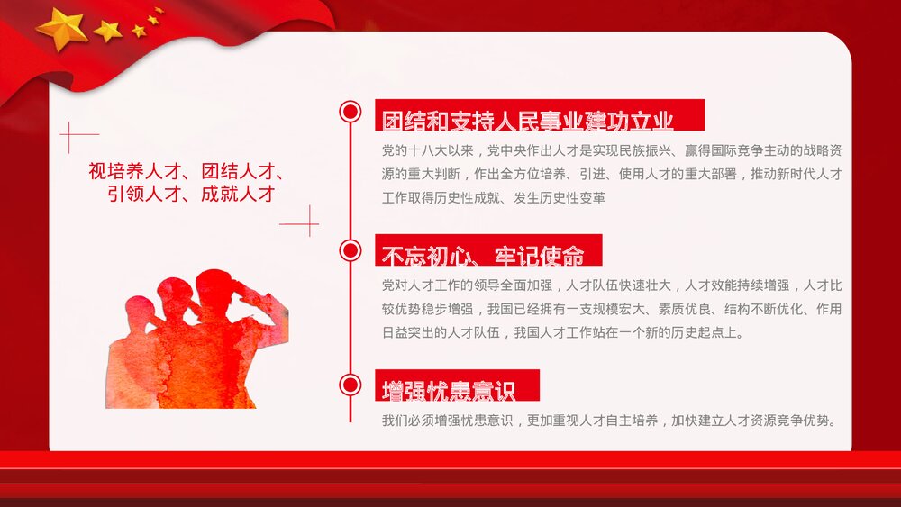 《新时代人才强国战略学习解读》党建党课PPT课件下载4
