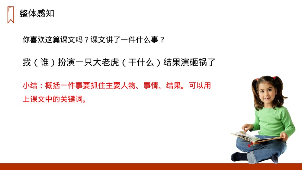 人教版四年级语文上册《一只窝囊的大老虎》PPT课件6