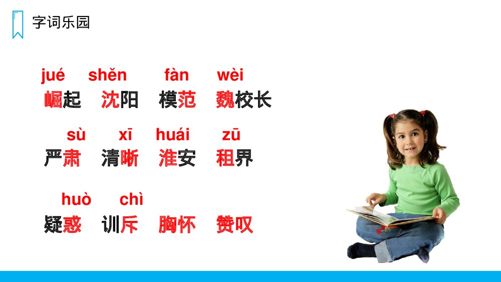 人教版四年级语文上册《为中华之崛起而读书》PPT课件3