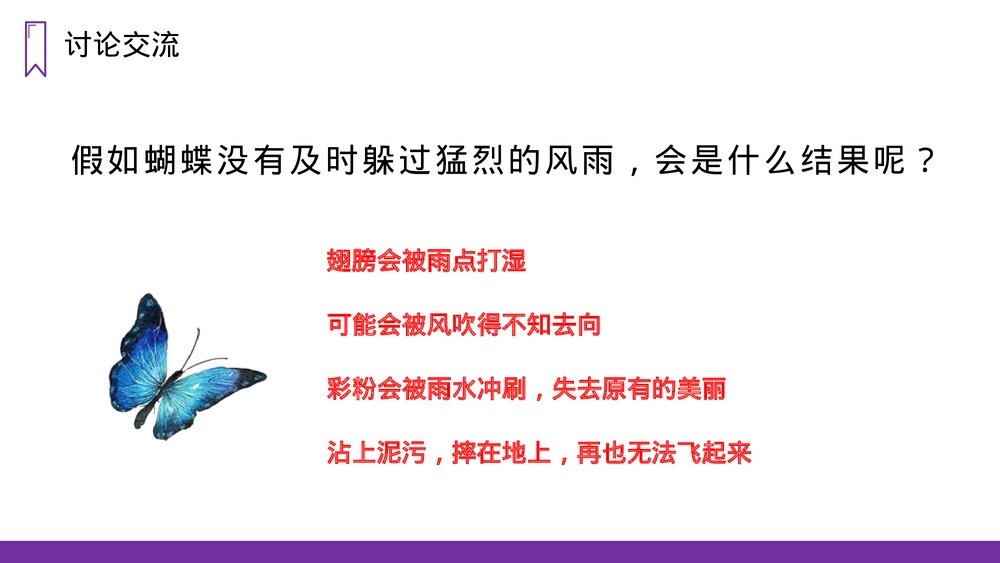 人教版四年级语文上册《蝴蝶的家》PPT课件8