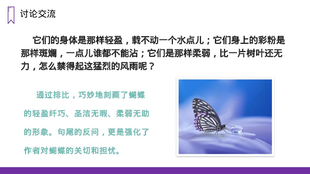人教版四年级语文上册《蝴蝶的家》PPT课件9