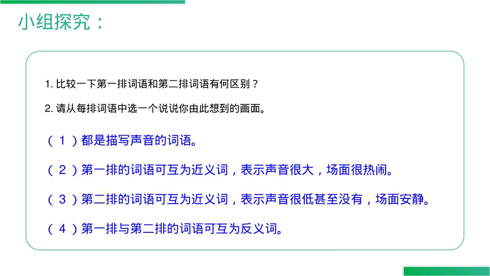 人教版四年级语文上册《语文园地(一)》PPT精品课件9