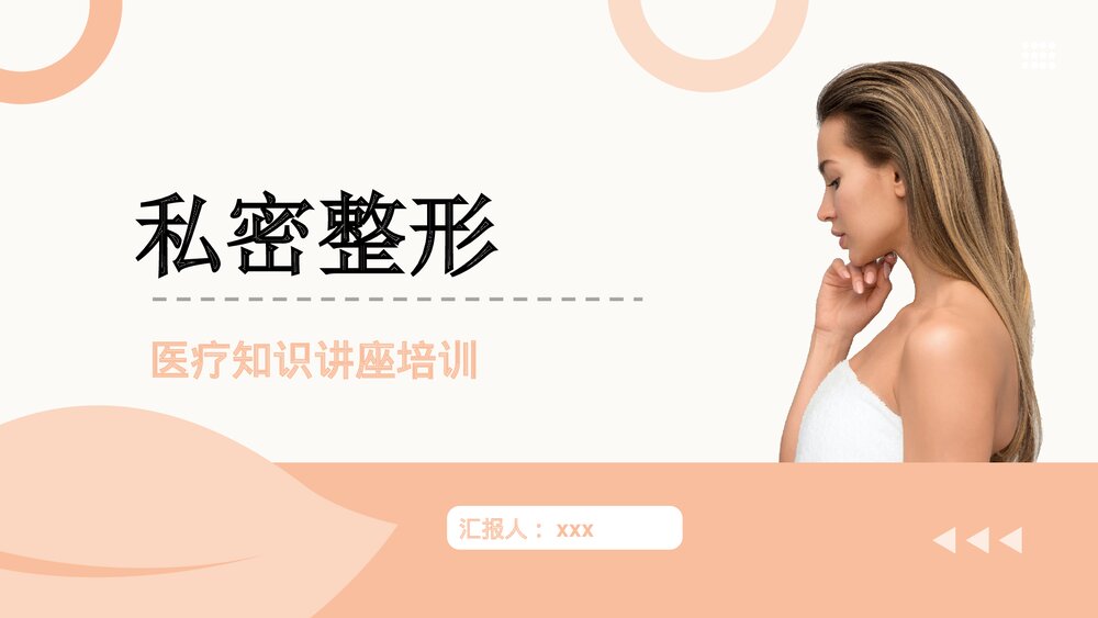 女性私密整形PPT课件（电子版·可编辑修改）1