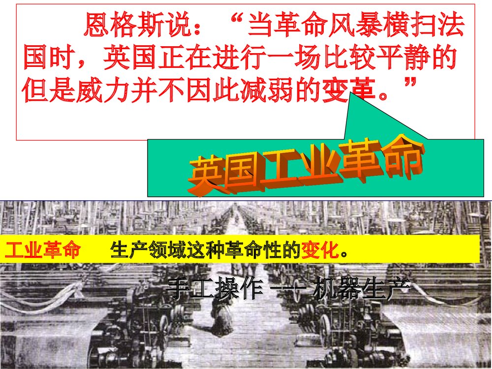 人教版九年级上册历史课件《第14课“蒸汽时代”的到来》(共9张)1