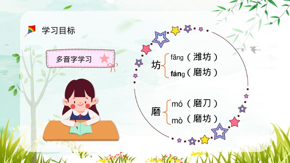 小学语文三年级上册《风筝》课文导读重点难点梳理教师备课PPT课件10