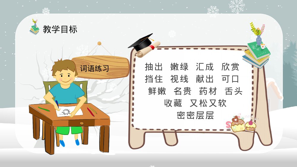 人教部编版小学语文三年级上册《美丽的小兴安岭》教学教案方法PPT课件4