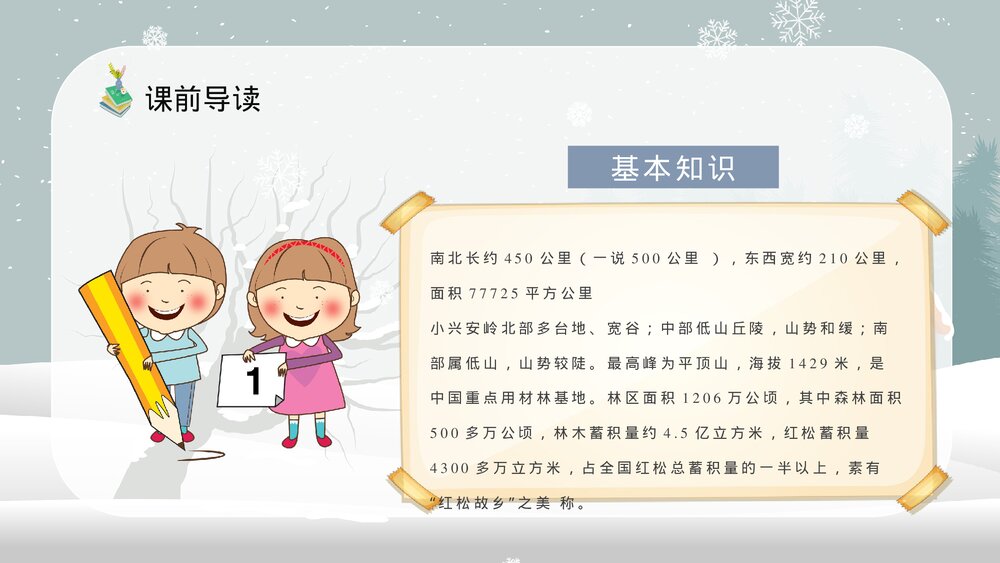 人教部编版小学语文三年级上册《美丽的小兴安岭》教学教案方法PPT课件8