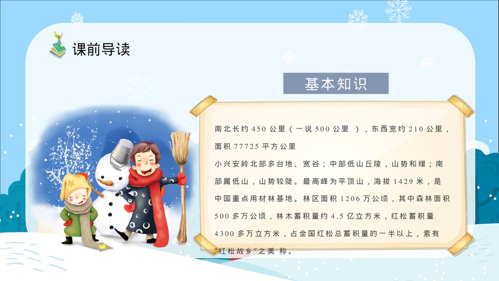 人教部编版小学语文三年级上册《美丽的小兴安岭》知识点梳理教育培训PPT课件4