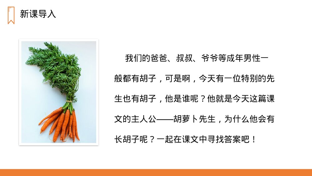 人教版三年级语文上册《胡萝卜先生的长胡子》PPT课件2