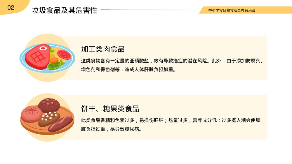 《民以食为天 食以安为先》中小学食品粮食安全教育班会家长会PPT课件9