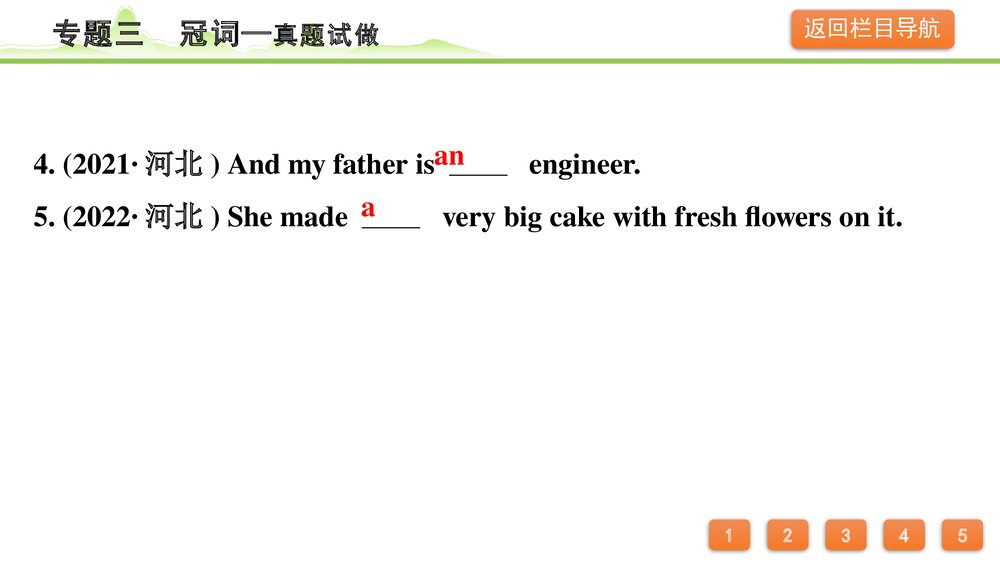 备战中考英语语法知识梳理《专题三冠词》PPT课件10