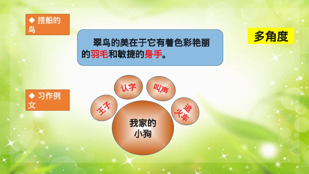 部编版语文三年级上册习作五《我们眼中的缤纷世界》PPT课件1