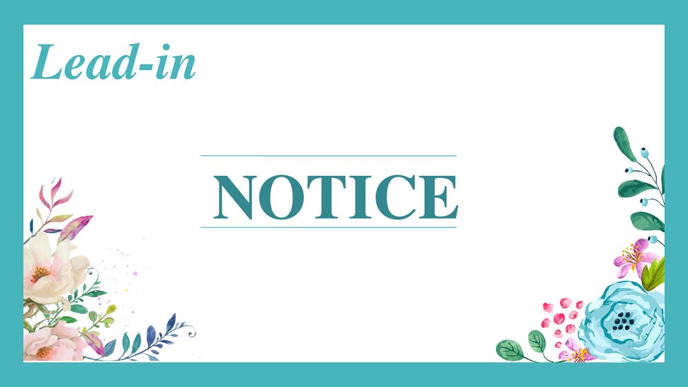 高考英语专题复习Notice通知PPT课件1