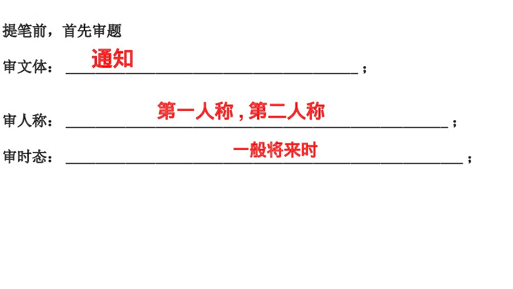 高考英语专题复习Notice通知PPT课件4