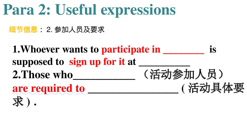 高考英语专题复习Notice通知PPT课件8
