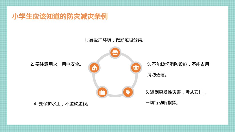 防灾减灾学生校园教育主题班会PPT课件下载7