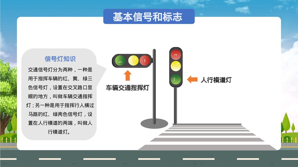 《交通安全伴我成长》中小学交通安全教育主题班会通用PPT课件下载5