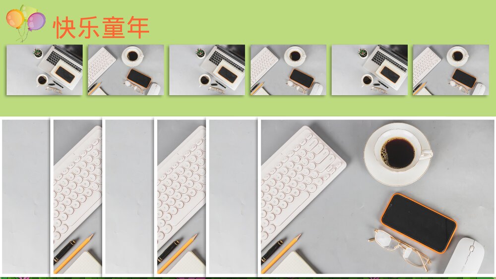 幼儿园小学毕业纪念册PPT下载7