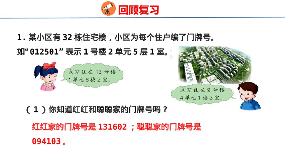 冀教版四年级数学上册 问题与思考 整理与评价PPT课件7