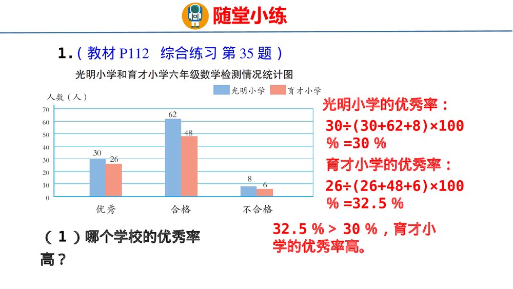 青岛版六年级数学上册《统计与概率》总复习PPT课件4