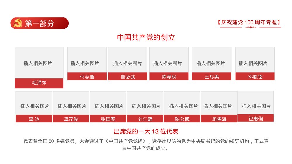 《学好百年党史·凝聚奋斗伟力》庆祝建党100周年党史学习PPT课件下载6