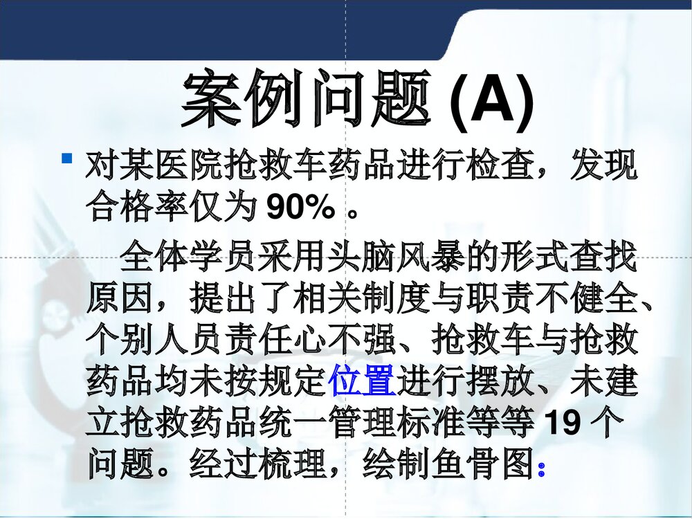 用PDCA循环管理提高抢救车药品、物品管理质量品管圈成果汇报PPT下载3