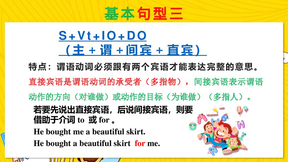 外研版英语八年级下册·五种基本句型+句子成分课件PPT下载9