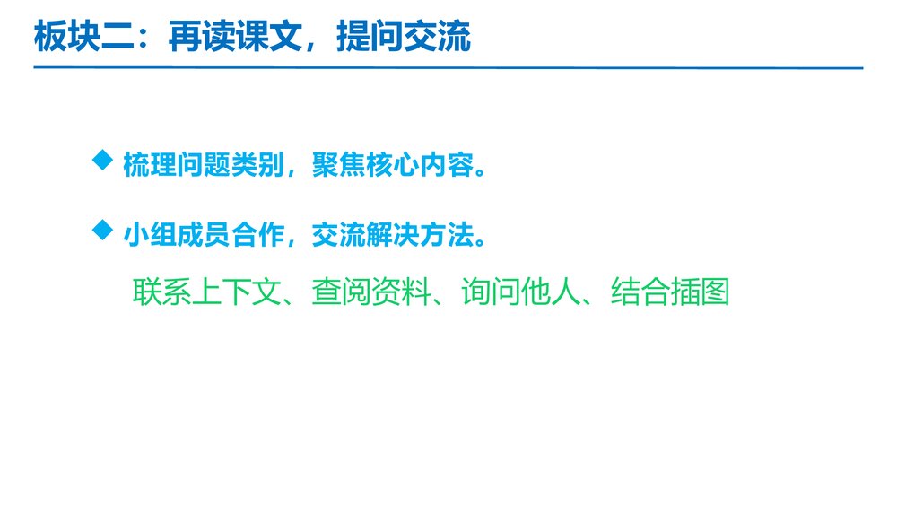 部编版四年级语文下册第二单元 第5课时 单元重难点突破PPT课件下载7