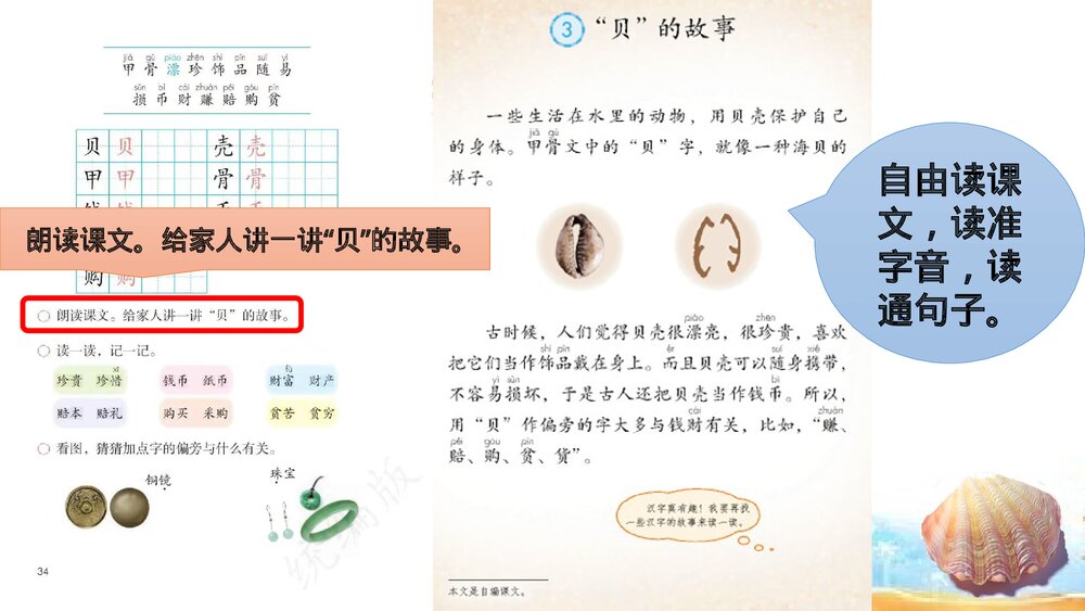 二年级语文下册《3 “贝”的故事》PPT课件下载3