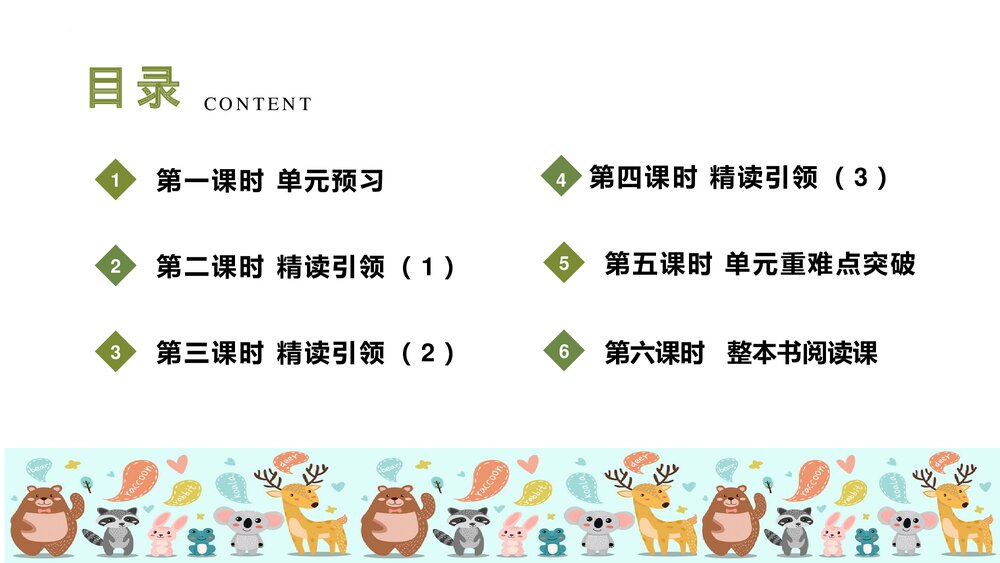 部编版语文四年级下册大单元教学 第四单元 动物朋友PPT课件下载2