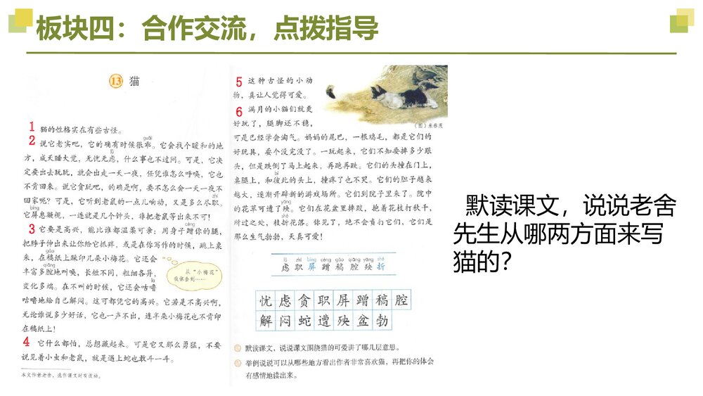 部编版语文四年级下册大单元教学 第四单元 动物朋友PPT课件下载10