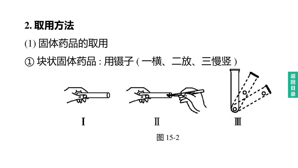 (人教版)中考初中化学总复习一轮复习PPT课件 主题15 化学实验的基本操作7