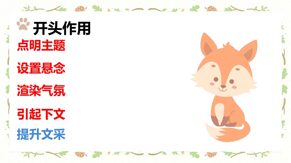 四年级语文下册作文专题·记叙文作文开头技巧PPT课件下载5