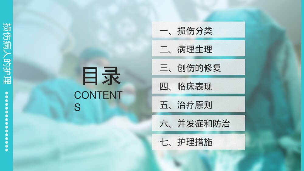 损伤病人的护理医疗医学PPT课件下载(共22页·可编辑修改)2
