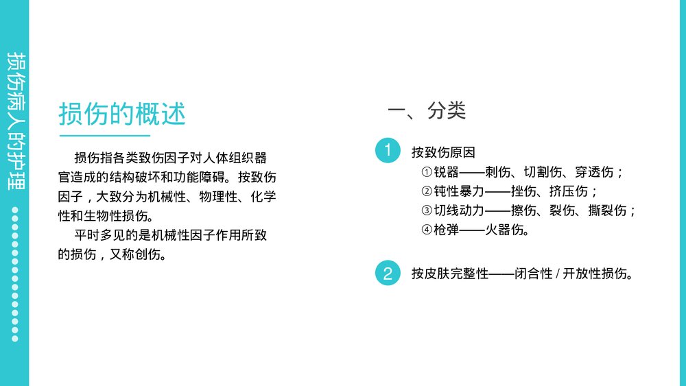 损伤病人的护理医疗医学PPT课件下载(共22页·可编辑修改)4
