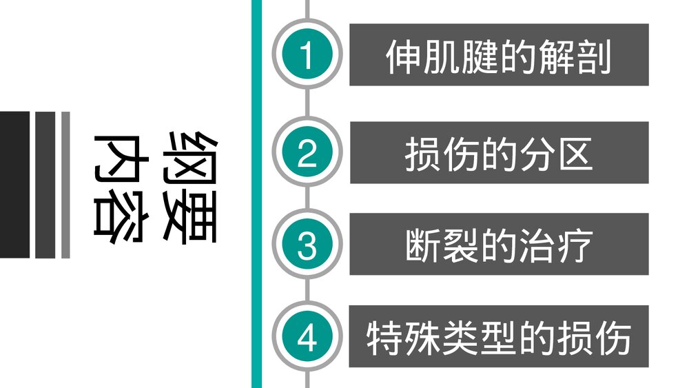 伸肌腱的损伤培训PPT课件下载(共42页·可编辑修改)3