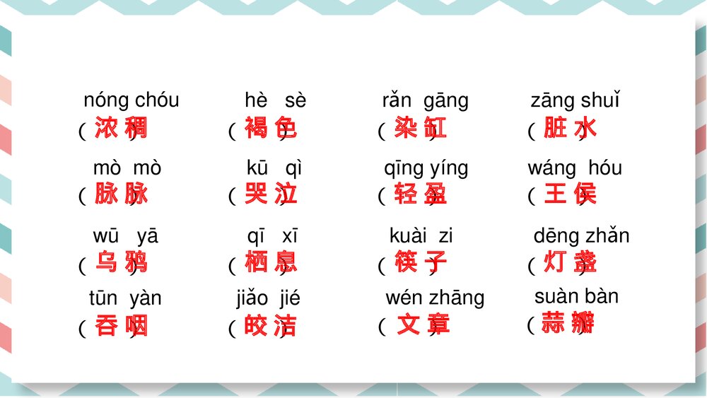 统编版六年级语文下册第一单元复习课件PPT下载10