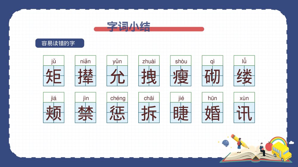 部编版四年级语文下册·第八单元复习课件PPT下载3