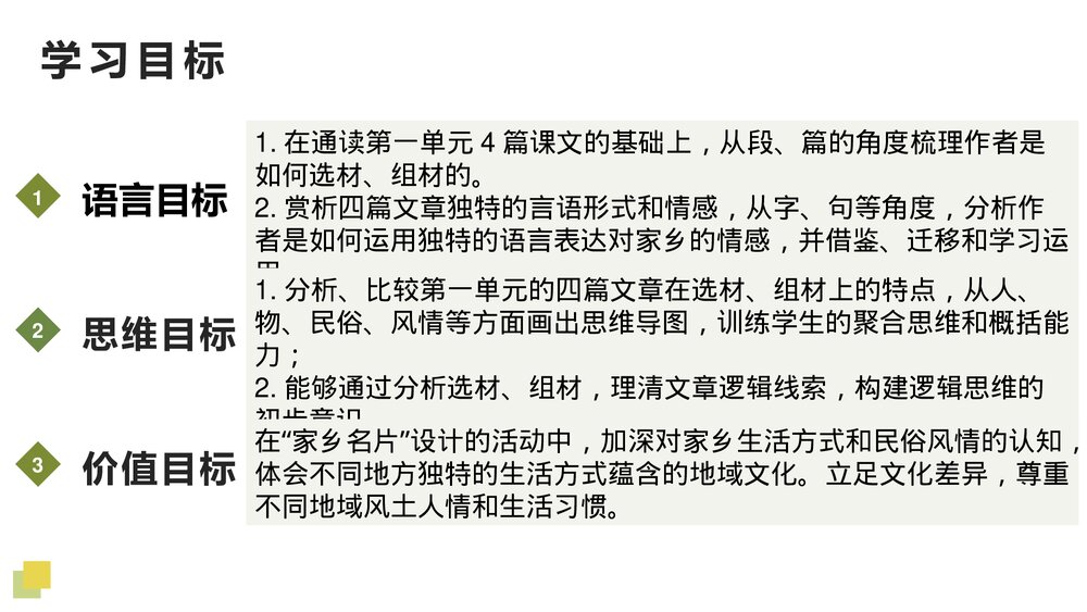 统编版初中语文八年级下册第一单元《找家乡的名片》教学课件PPT下载2