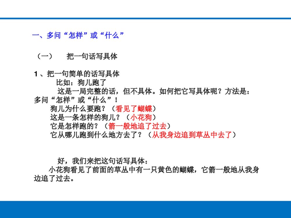 部编版六年级语文下册·文章怎样才能写得完整具体课件PPT下载6