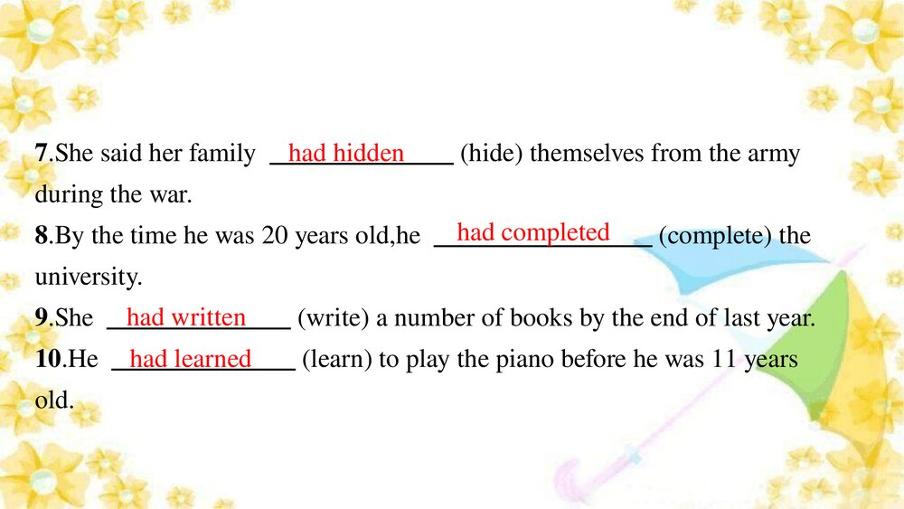 北师大版（2019）选择性必修第一册UNIT 1 Relationships TOPIC TALK & LESSON 1课时基础练习课件PPT下载10