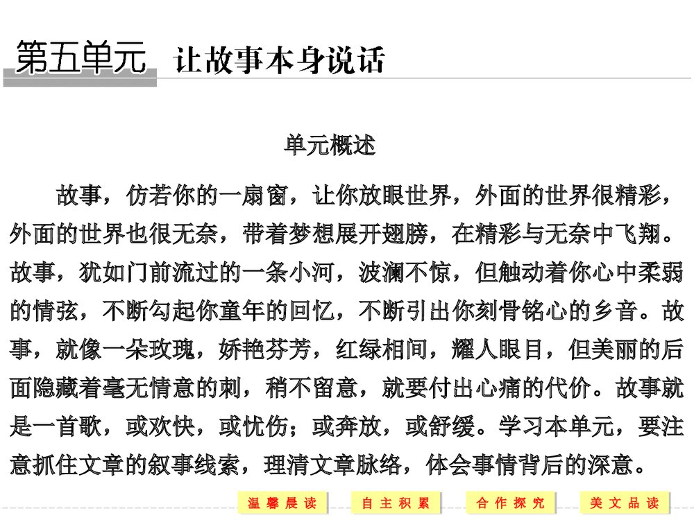 人教版-高三语文外国诗歌散文欣赏-19-20版：第1课 我与绘画的缘分(创新设计)PPT&middot;散文欣赏1