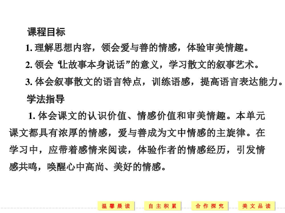 人教版-高三语文外国诗歌散文欣赏-19-20版：第1课 我与绘画的缘分(创新设计)PPT&middot;散文欣赏2