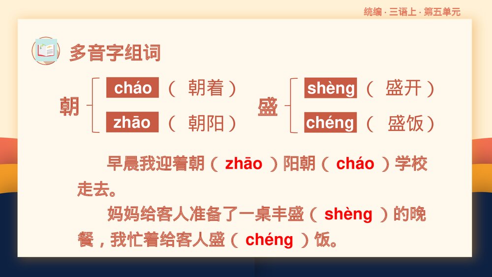 统编版三年级语文上册第五单元复习课件PPT下载4
