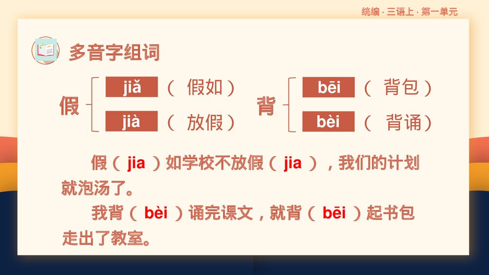 统编版三年级语文上册第一单元复习课件PPT下载5