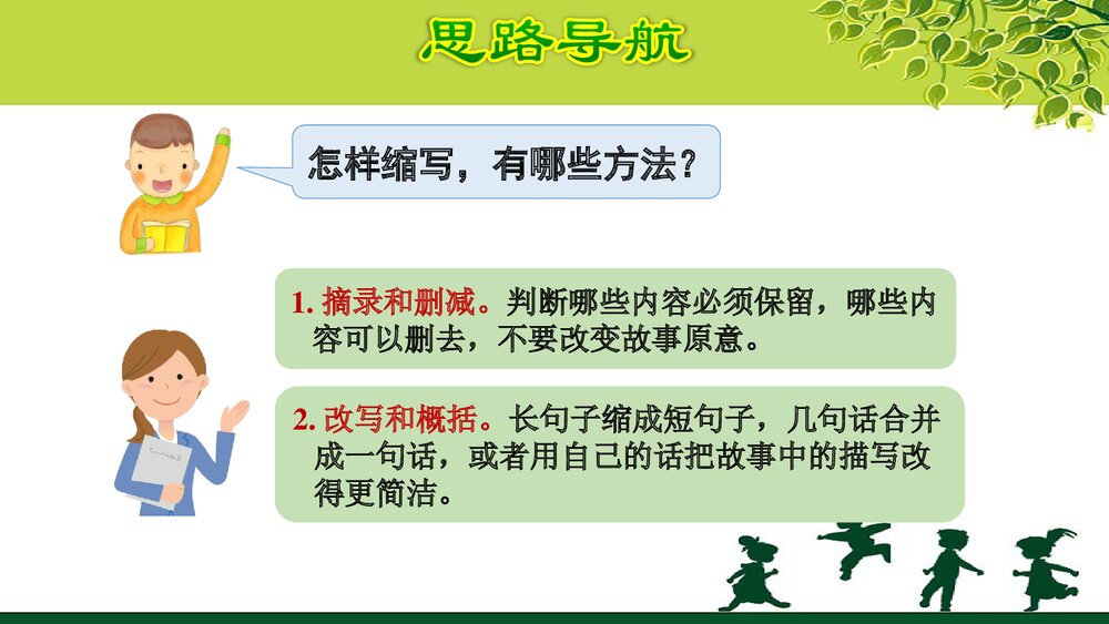 五年级语文上册《习作：缩写故事》教学课件PPT下载6