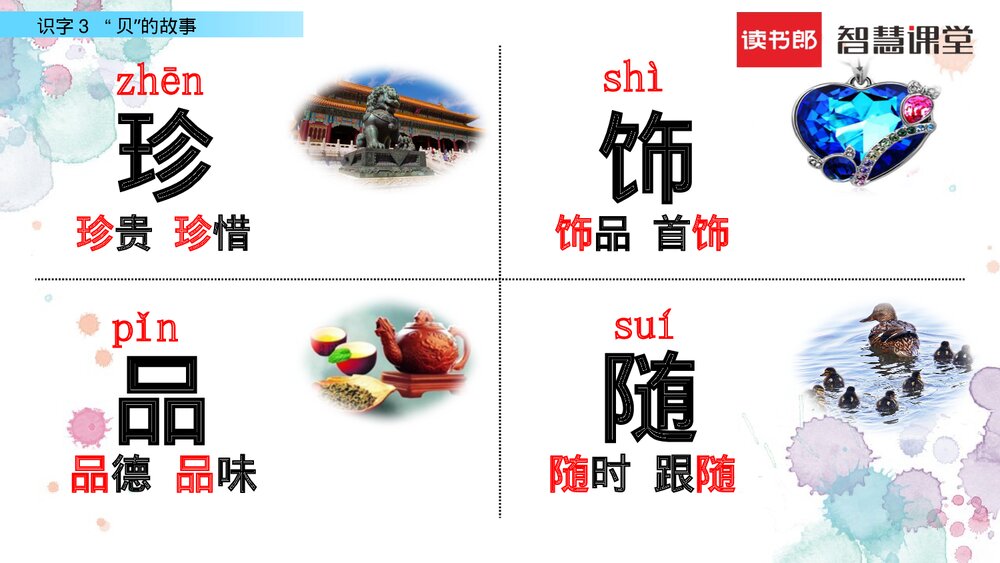 人教部编版2020学年小学语文二年级下册《识字3 “贝”的故事》教学参考课件PPT下载7