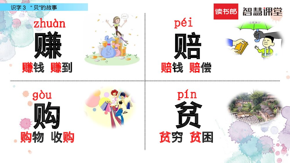 人教部编版2020学年小学语文二年级下册《识字3 “贝”的故事》教学参考课件PPT下载9