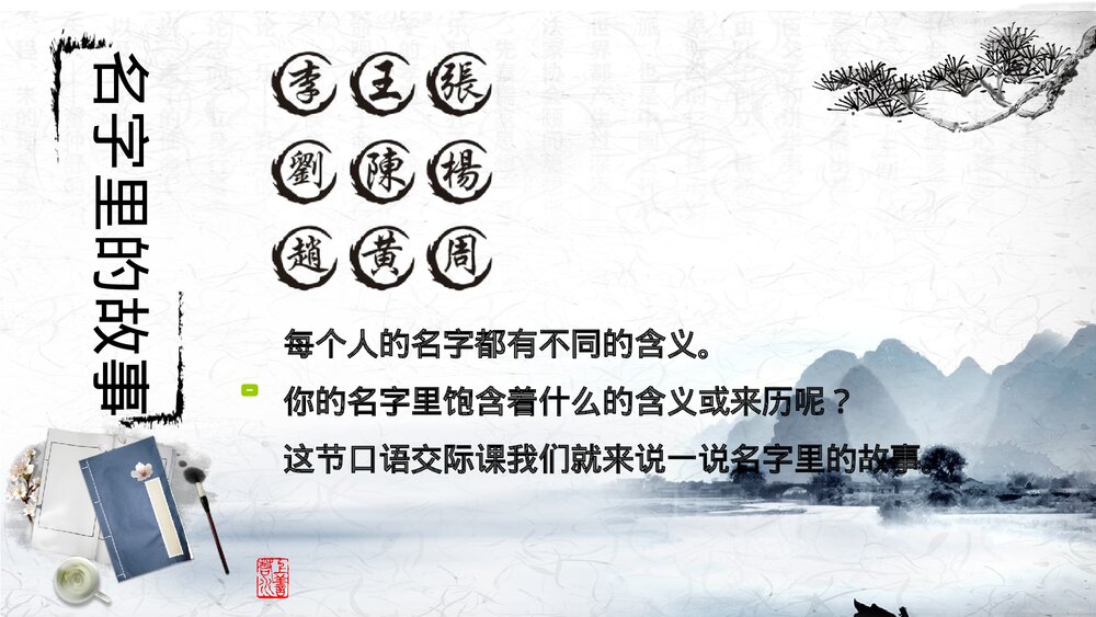 部编版三年级语文上册第四单元 口语交际：名字里的故事 教学课件PPT下载6