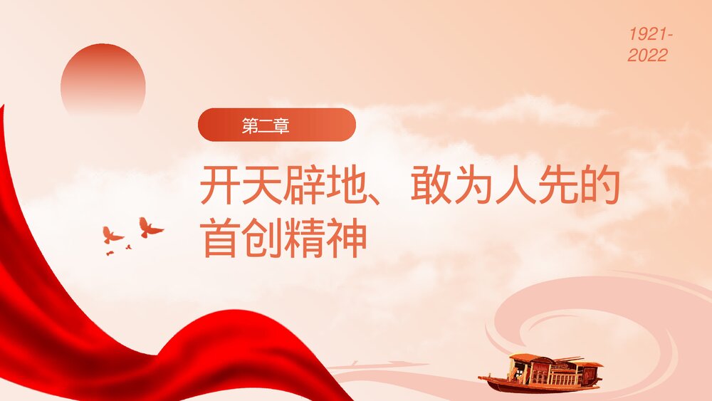 《红船依旧初心不忘》七一建党节喜迎党的二十大主题党日专题党课PPT下载6